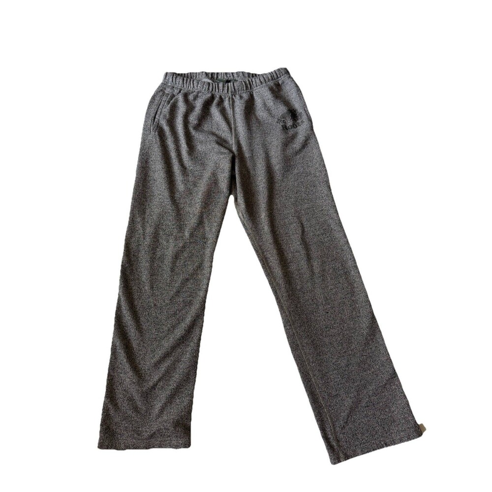 Roots Unisex  Sweatpants Training Athletic Fleece Canada Salt/Pepper Sz S